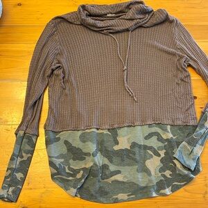 DONATING SOON!!  Cowl neck top